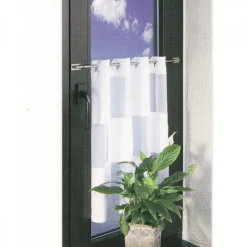 Gardinenstange Klemmstange Spannfix ausziehbar 60-90cm 1Stück Edelstahloptik