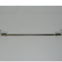 Gardinenstange Klemmstange Spannfix ausziehbar 40-60cm 1Stück Edelstahloptik