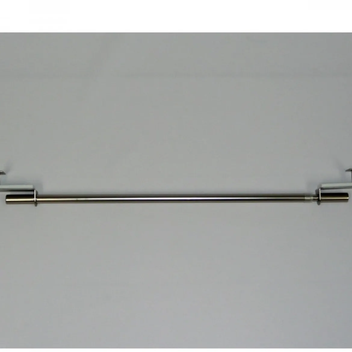 Gardinenstange Klemmstange Spannfix ausziehbar 40-60cm 1Stück Edelstahloptik