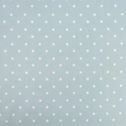 Gardinenstoff Dekostoff Baumwollstoff Full Stop Punkte hellblau weiß 140cm Breite