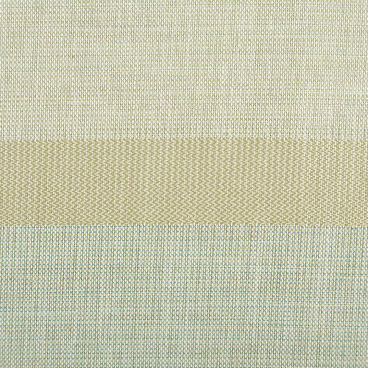 Gardinenstoff Dekostoff halbtransparent Jacquard-Streifen grün 1,40m Breite