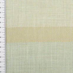 Gardinenstoff Dekostoff halbtransparent Jacquard-Streifen grün 1,40m Breite