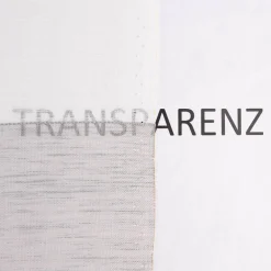 Gardinenstoff Dekostoff halbtransparent Streifen matt glänzend grau 1,50m Breite