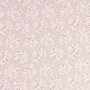 Gardinenstoff Dekostoff Landhausstoff Blümchen Kreise Pastell rosa 1,65m Breite