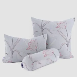 Gardinenstoff Dekostoff Tulpen mint 1,40m Breite