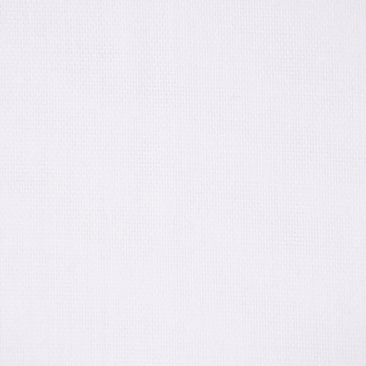 Gardinenstoff Gardinenstores Batistoptik mit doppeltem Abschluss und Häkelborte weiß 275cm