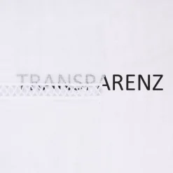 Gardinenstoff Gardinenstores Batistoptik mit doppeltem Abschluss und Häkelborte weiß 280cm