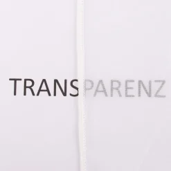 Gardinenstoff Gardinenstores schwer entflammbar transparent raumhoch mit Bleiband ecru 260cm Höhe