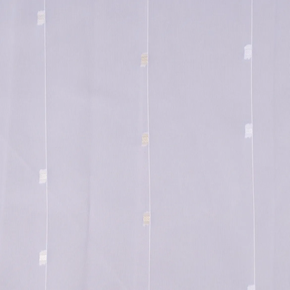 Gardinenstoff Gardinenstores transparent Scherli Kästchen mit Bleiband weiß beige 280cm Höhe