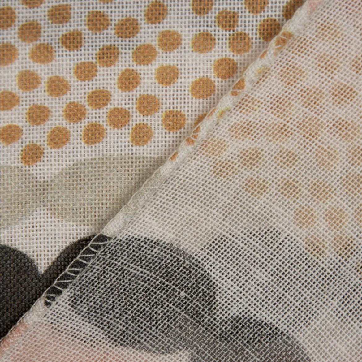 Gardinenstoff Gardinenstores in Leinenoptik mit Bleiband Aquarell-Streifen pastell raumhoch 300cm