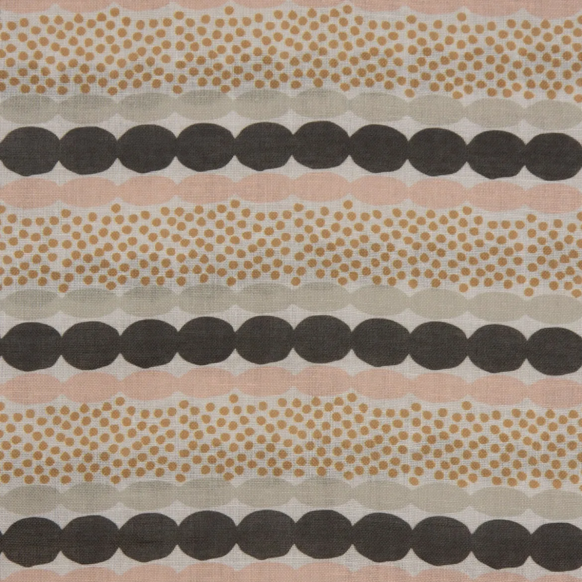 Gardinenstoff Gardinenstores in Leinenoptik mit Bleiband Aquarell-Streifen pastell raumhoch 300cm