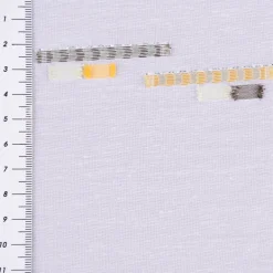 Gardinenstoff Gardinenstores Batistoptik Scherli Rechtecke mit Bleiband weiß grün gelb 280cm