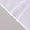Gardinenstoff Gardinenstores zarte Leinenstruktur Wellenmuster mit Bleiband weiß Meterware 290cm hoch