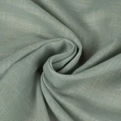 Gardinenstoff Leinenstruktur Soft halbtransparent salbeigrün 145cm Breite
