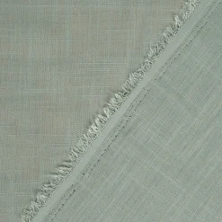 Gardinenstoff Leinenstruktur Soft halbtransparent salbeigrün 145cm Breite