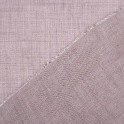 Gardinenstoff Leinenstruktur SCANDIA halbtransparent uni taupe 145cm Breite