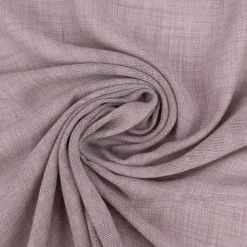 Gardinenstoff Leinenstruktur SCANDIA halbtransparent uni taupe 145cm Breite