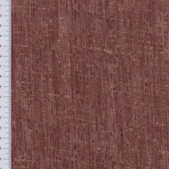 Gardinenstoff Leinenstruktur Leon Eco nachhaltig halbtransparent uni meliert rot 148cm Breite