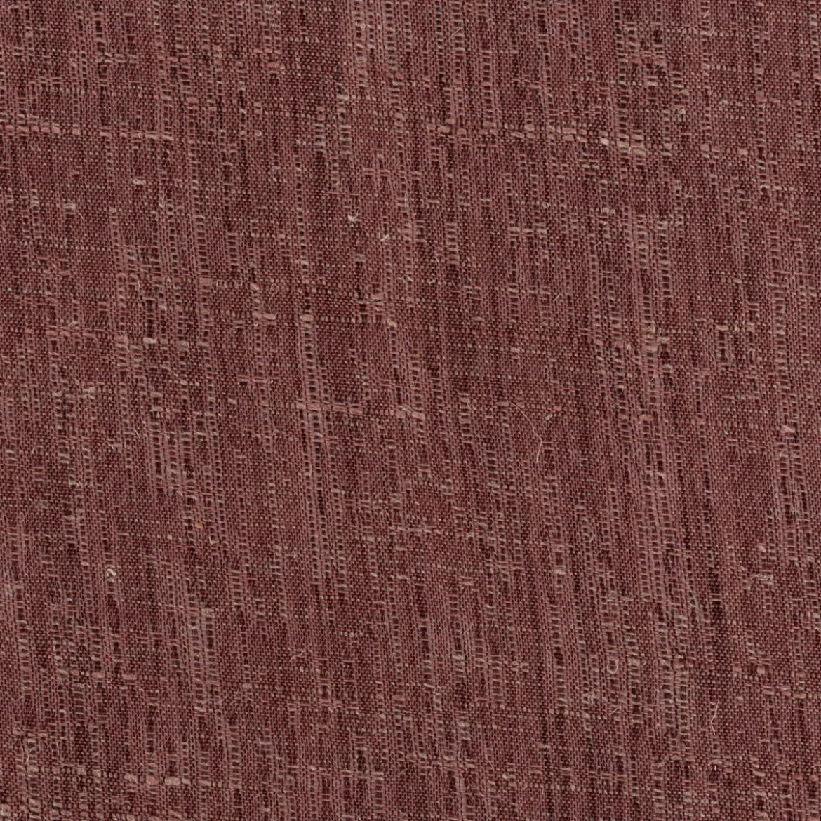 Gardinenstoff Leinenstruktur Leon Eco nachhaltig halbtransparent uni meliert rot 148cm Breite