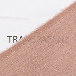 Gardinenstoff Leinenstruktur Leon Eco nachhaltig halbtransparent uni meliert altrosa 148cm Breite