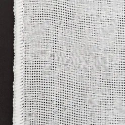 Gardinenstoff Leinenstruktur SCANDIA halbtransparent uni wollweiß 295cm Breite