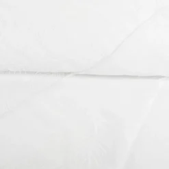 Gardinenstoff Leinenstruktur mit Blätter Bouclé-Stickerei raumhoch wollweiß 280cm