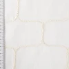 Gardinenstoff Leinenstruktur 3D Schnur-Dessin wollweiß 150cm Breite
