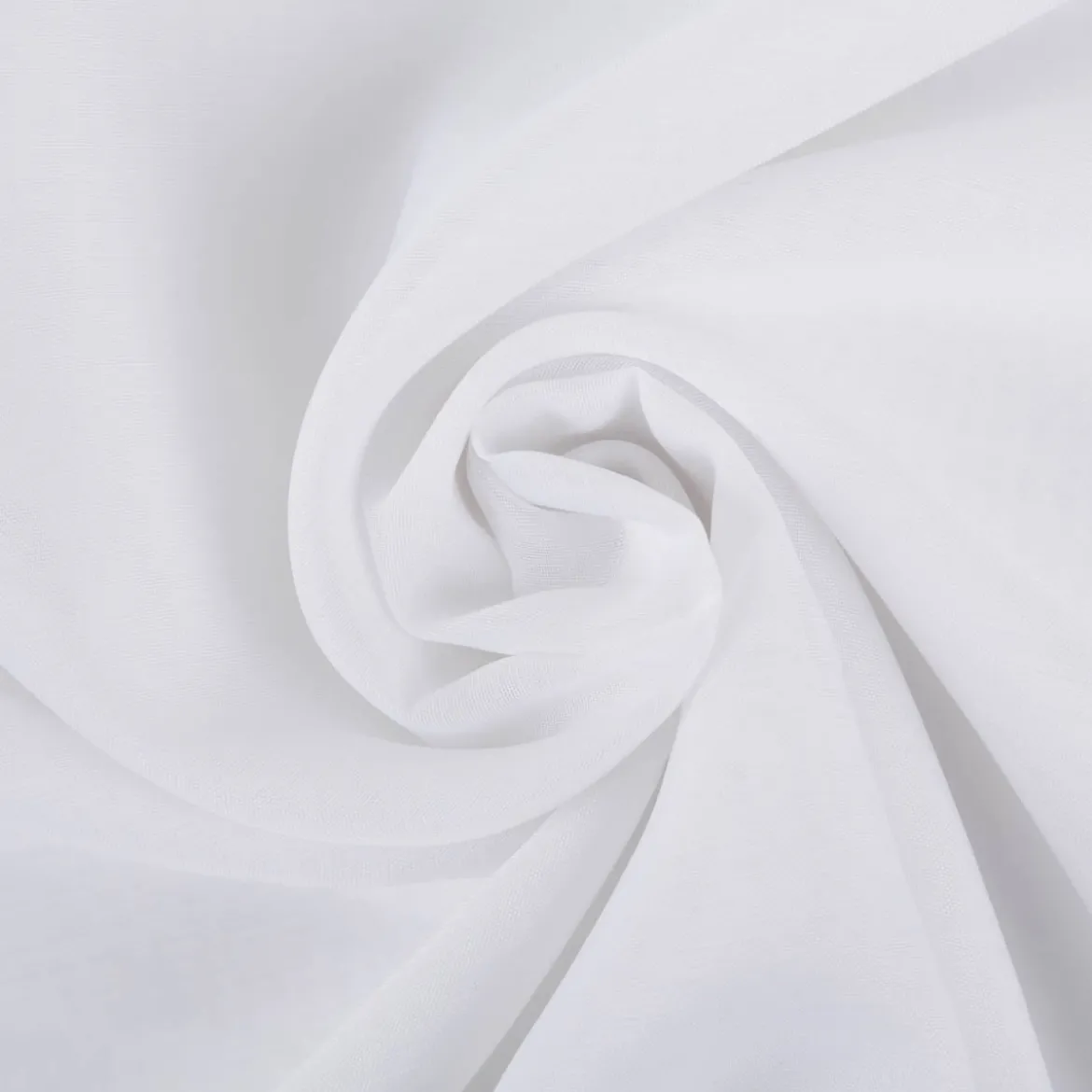 Gardinenstoff Meterware EASY CARE Semicrepe mit Flammeneffekt offwhite mit Bleiband 300cm Höhe