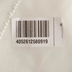 Gardinenstoff Meterware Stores weiß Scherli Flammenmuster grau 2,80m Höhe
