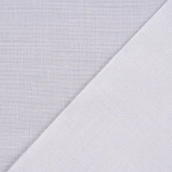 Gardinenstoff Paneele Meterware Libre Eco aus recyceltem Polyester einfarbig wollweiß 60cm Breite