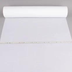 Gardinenstoff Paneele Meterware Libre Eco aus recyceltem Polyester einfarbig wollweiß 60cm Breite