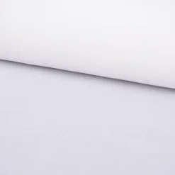 Gardinenstoff Paneele Meterware Libre Eco aus recyceltem Polyester einfarbig wollweiß 60cm Breite