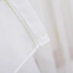 Gardinenstoff Scherli Voile mit Bleiband Längsstreifen weiß grün 280cm Höhe
