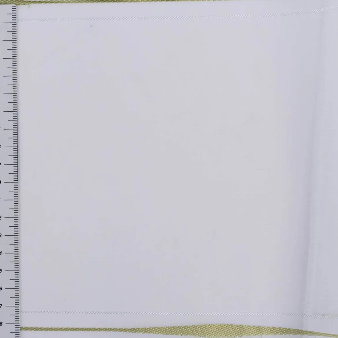 Gardinenstoff Scherli Voile mit Bleiband Längsstreifen weiß grün 280cm Höhe