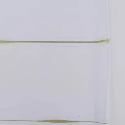 Gardinenstoff Scherli Voile mit Bleiband Längsstreifen weiß grün 280cm Höhe