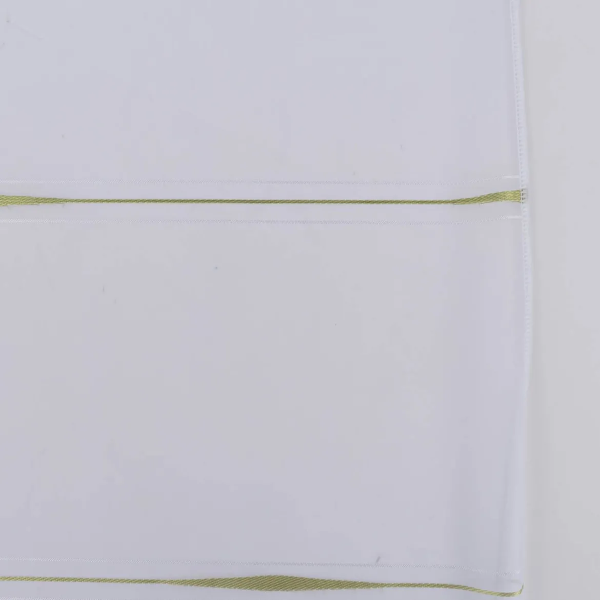 Gardinenstoff Scherli Voile mit Bleiband Längsstreifen weiß grün 280cm Höhe