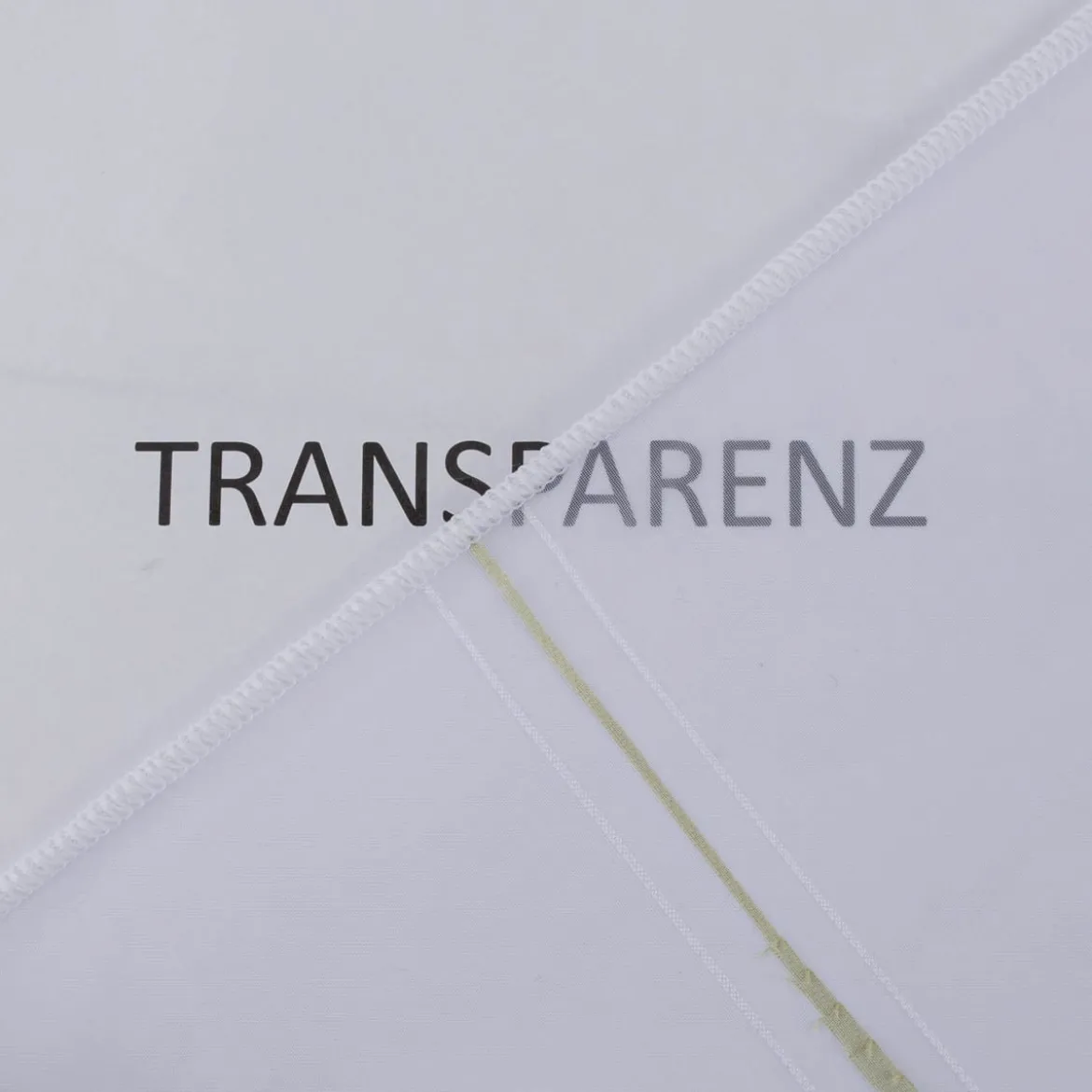 Gardinenstoff Scherli Voile mit Bleiband Längsstreifen weiß grün 280cm Höhe