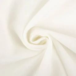 Gardinenstoff Stores Batist uni creme halb-transparent 3m Höhe
