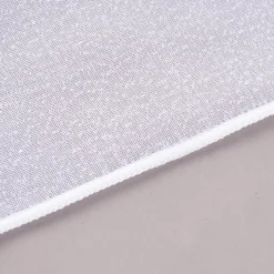 Gardinenstoff Stores feine Bouclé-Struktur mit Bleiband weiß 2,60m Höhe