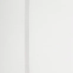 Gardinenstoff Stores halbtransparent Streifen wollweiß hellgrau mit Bleiband 300cm hoch