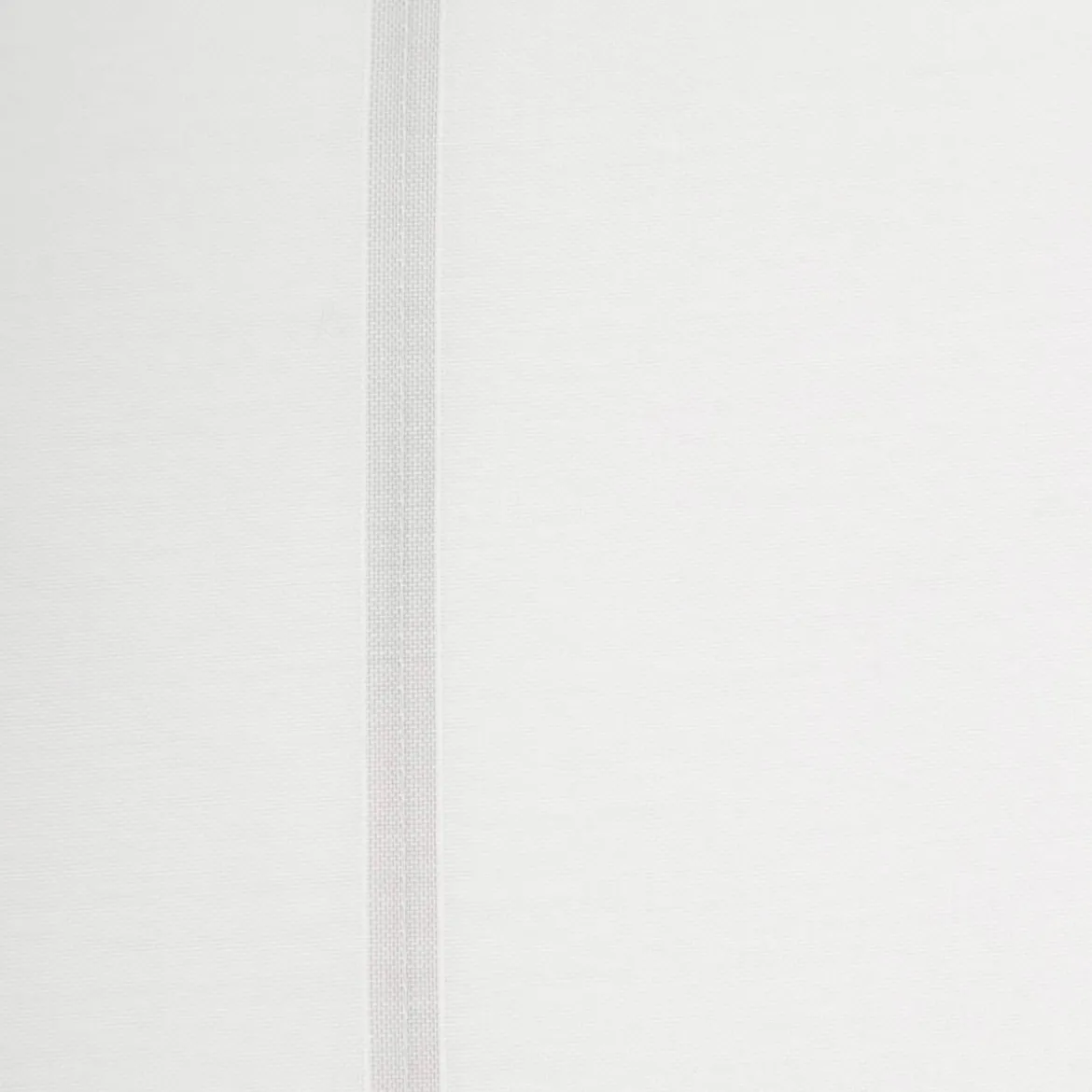 Gardinenstoff Stores halbtransparent Streifen wollweiß hellgrau mit Bleiband 300cm hoch
