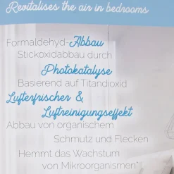 Gardinenstoff Stores Leinenstruktur Pure Air Technology luftreinigende Ausrüstung transparent hellgrau mit Bleiband 300cm hoch