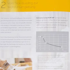 Gardinenstoff Stores Leinenstruktur Pure Air Technology luftreinigende Ausrüstung transparent hellgrau mit Bleiband 300cm hoch