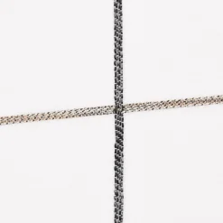 Gardinenstoff Stores mit Bleiband Batistoptik halbtransparent Lurex Karo weiß grau taupe braun 3m Höhe