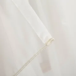 Gardinenstoff Stores Stickerei Hirsch Feinkäseleinen ecru 290cm Höhe