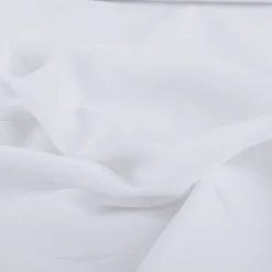 Gardinenstoff Stores Voile Scherli wollweiß mit Bleiband 280cm hoch