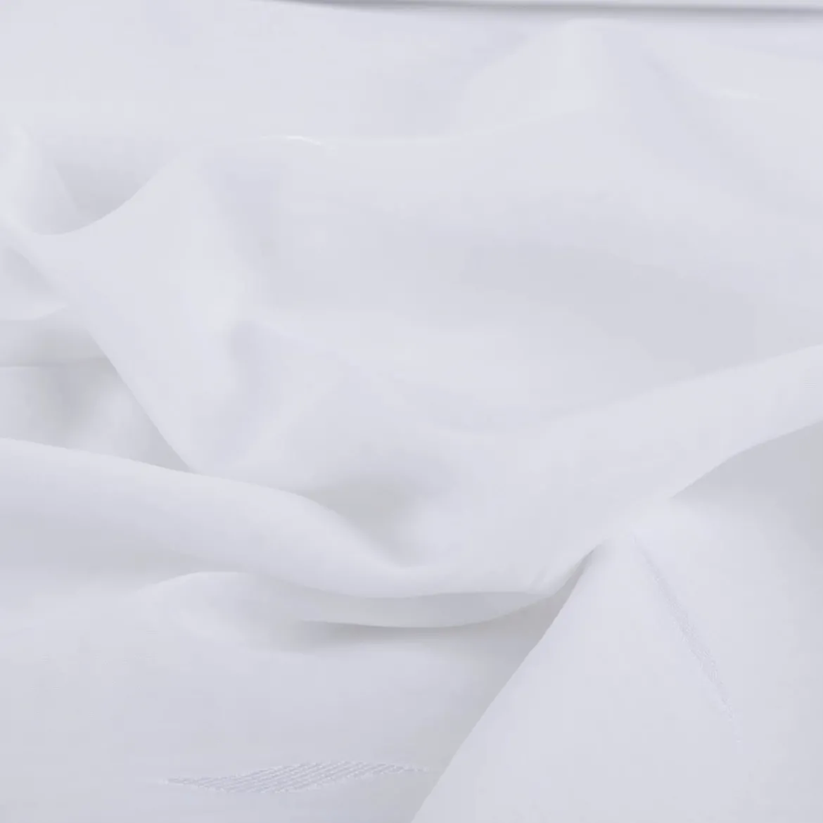 Gardinenstoff Stores Voile Scherli wollweiß mit Bleiband 280cm hoch