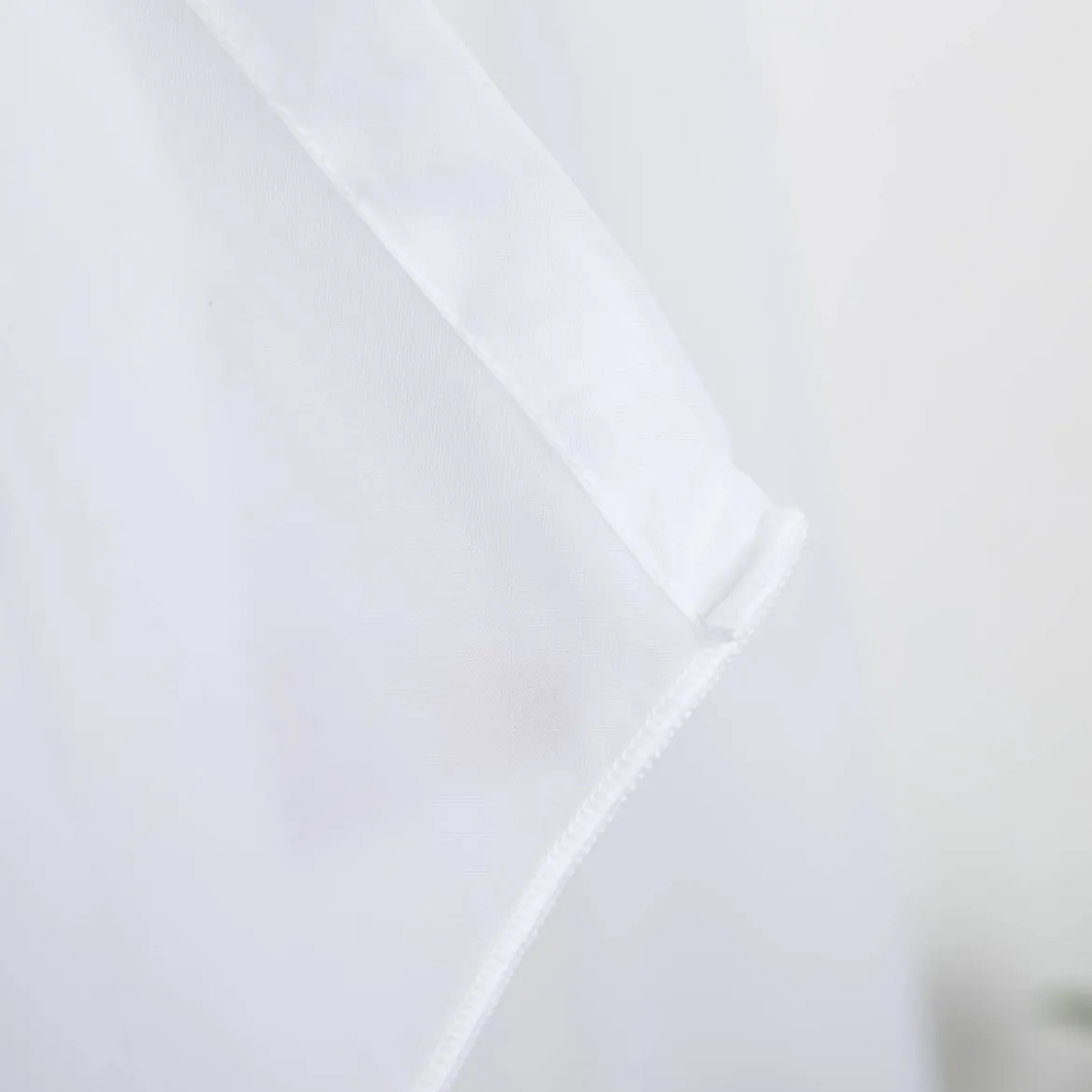 Gardinenstoff Stores Voile uni weiß transparent 2,6m Höhe