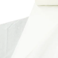 Gardinenstoff Stores weiß grobe Leinenoptik mit Bleiband 260cm hoch