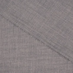 Gardinenstoff Universalstoff Dekostoff Strukturstoff einfarbig flanellgrau 1,48m Breite